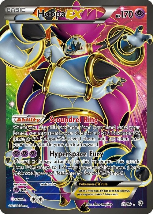 Hoopa EX Card Front