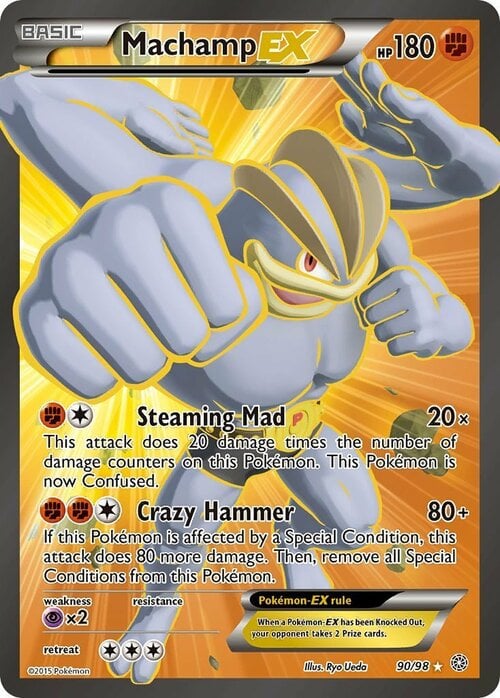 Machamp EX Card Front