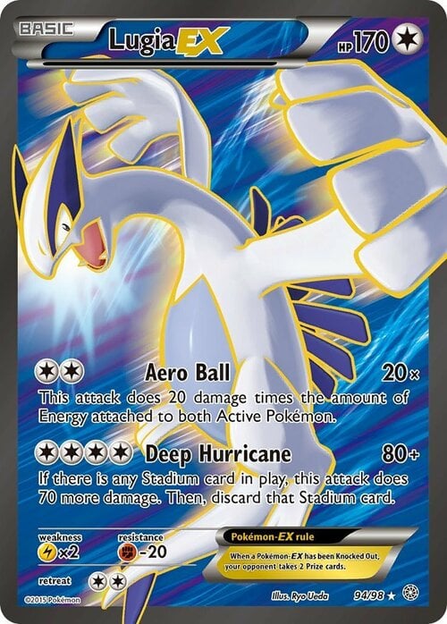 Lugia EX Card Front