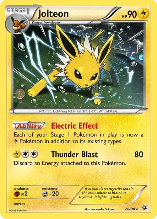 Jolteon Card Front