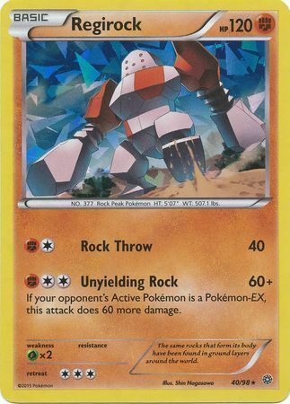 Regirock Card Front