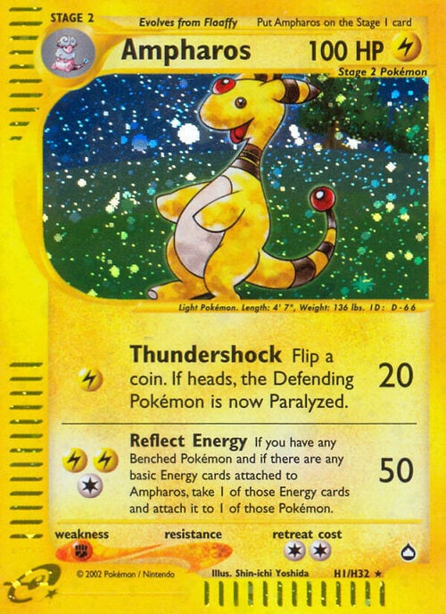 Ampharos [Thundershock | Reflect Energy] Card Front