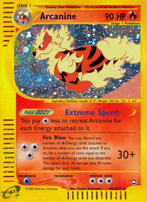 Arcanine Card Front