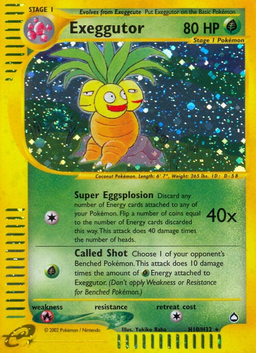 Exeggutor Card Front