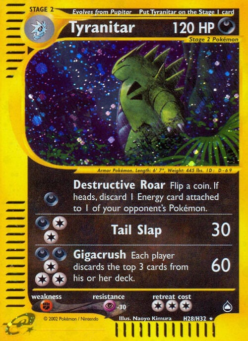 Tyranitar Card Front