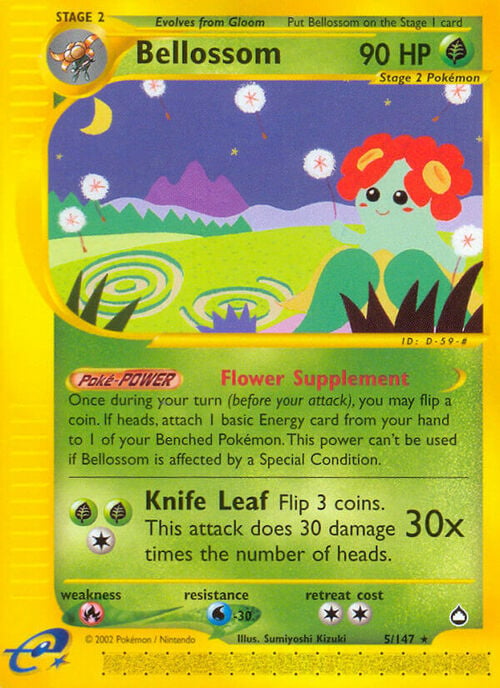 Bellossom [Flower Supplement | Knife Leaf] Card Front