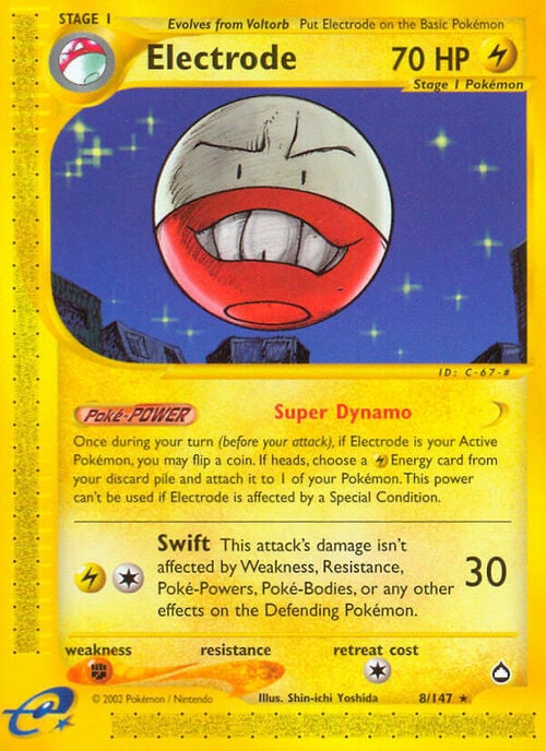 Electrode [Super Dynamo | Swift] Card Front
