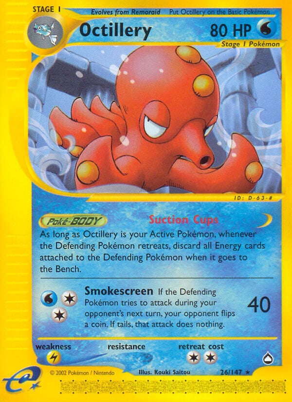 octillery pokemon card Over the Brick – Pokémon reveal it Pokemon Platinum Platinum Single Card