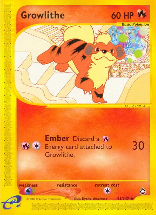 Growlithe Card Front
