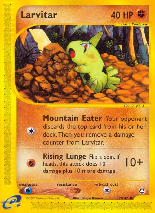 Larvitar Card Front