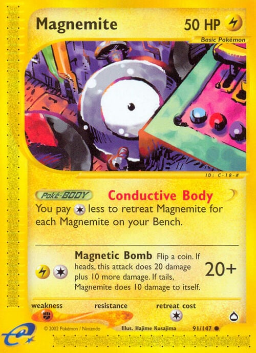 Magnemite Card Front