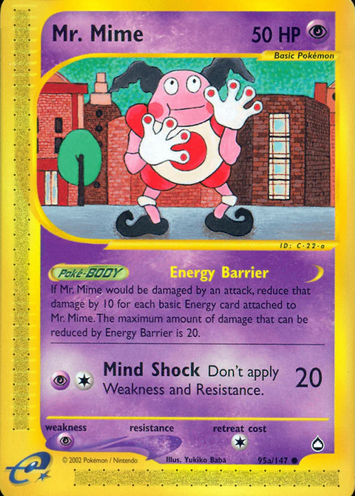 Mr. Mime Card Front