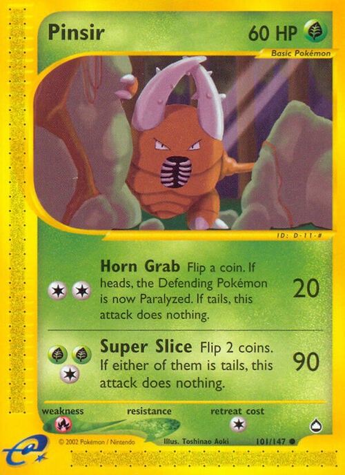 Pinsir Card Front