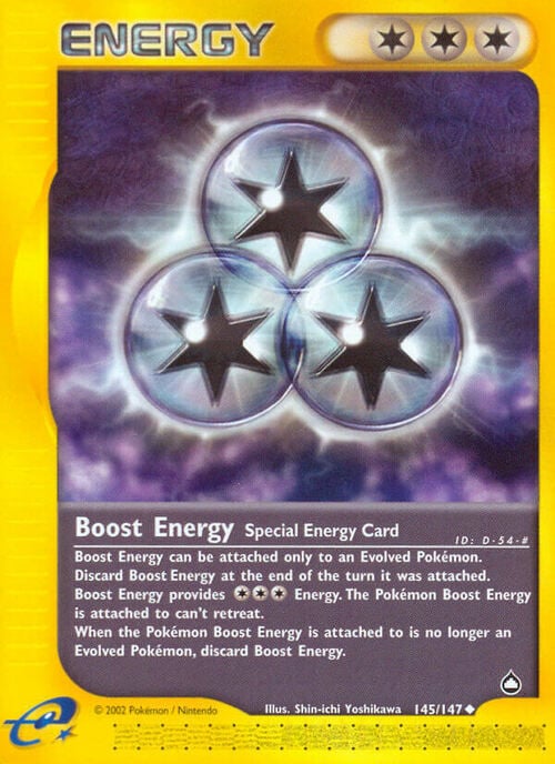 Boost Energy Card Front