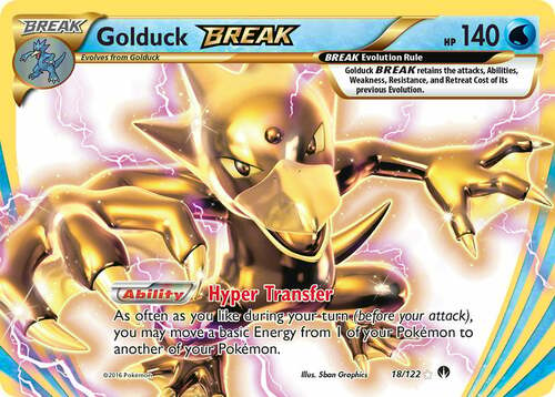 Golduck TURBO Card Front