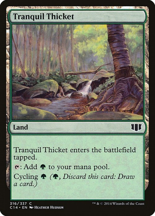 Tranquil Thicket Card Front