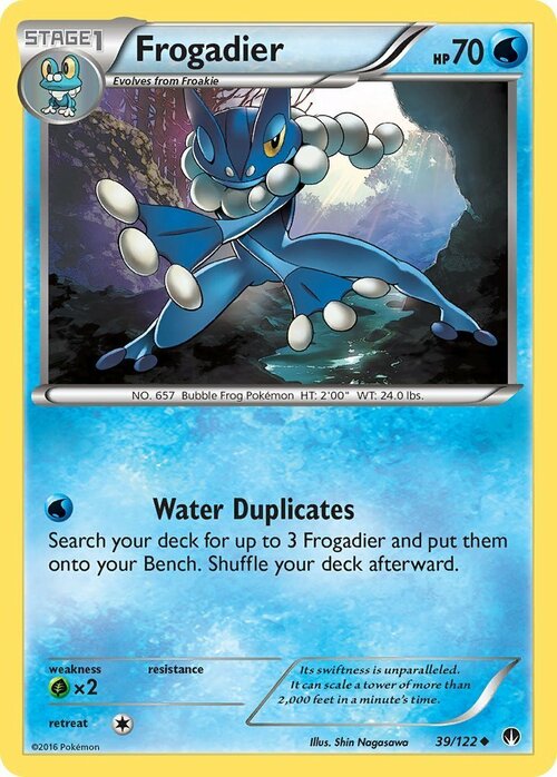 Frogadier Card Front