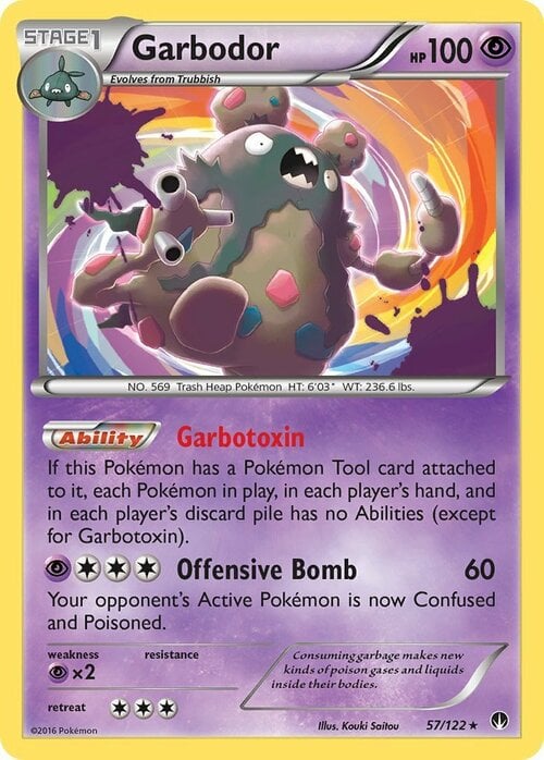 Garbodor [Offensive Bomb] Card Front
