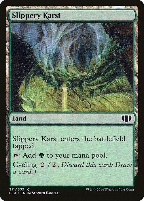 Slippery Karst Card Front