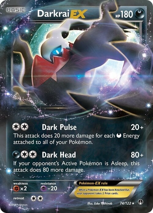 Darkrai EX Card Front