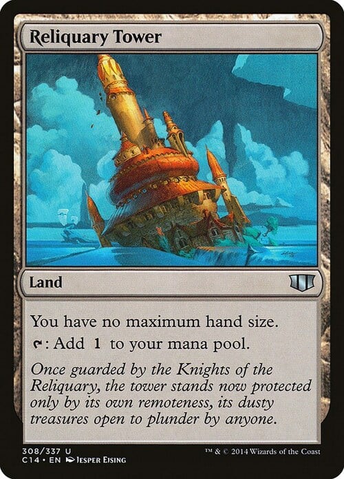 Reliquary Tower Card Front