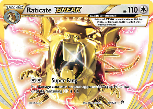 Raticate BREAK Card Front