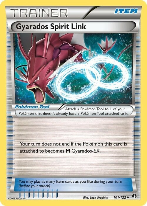 Gyarados Spirit Link Card Front