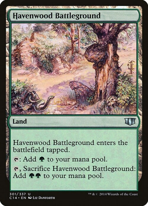 Campo di Battaglia di Havenwood Card Front