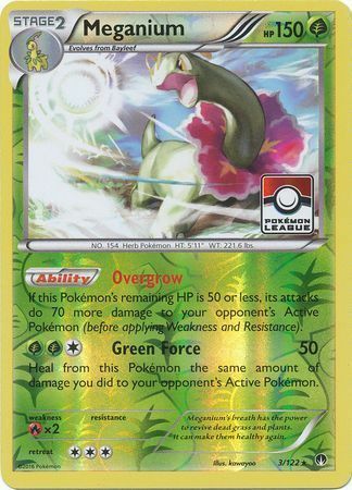 Meganium [Overgrow | Green Force] Card Front