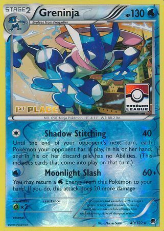 Greninja [Shadow Stitching | Moonlight Slash] Card Front