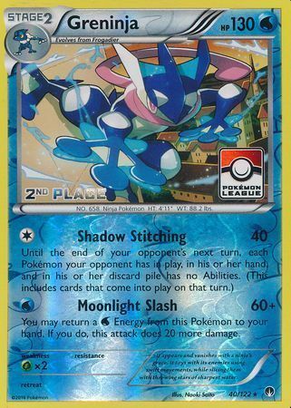 Greninja [Shadow Stitching | Moonlight Slash] Card Front