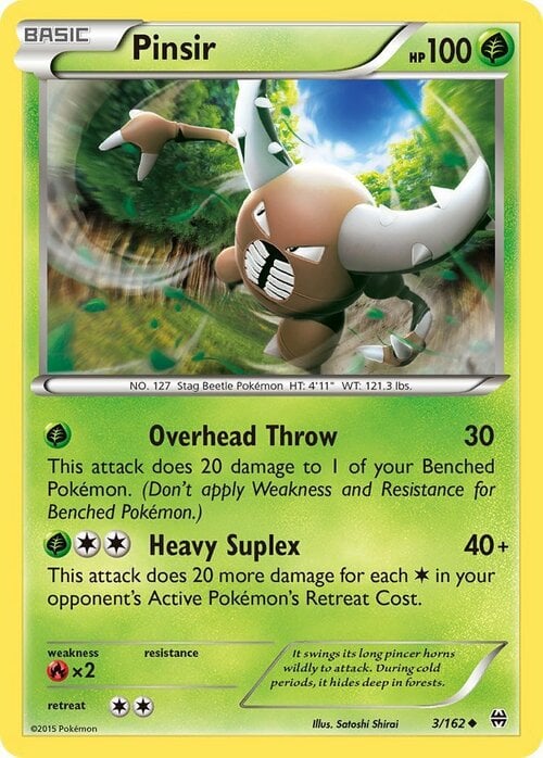 Pinsir Card Front
