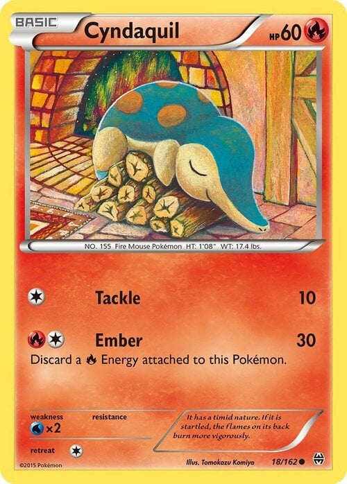 Cyndaquil Card Front