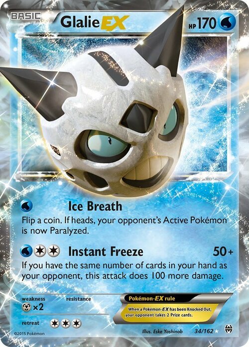 Glalie EX Card Front