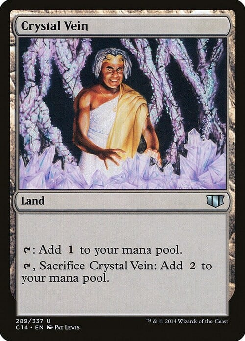 Crystal Vein Card Front