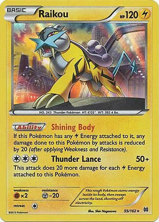Raikou [Shining Body | Thunder Lance] Card Front
