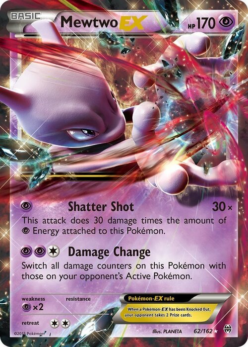 Mewtwo EX Card Front