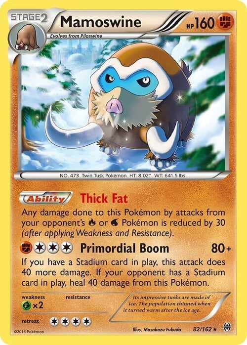 Mamoswine Card Front