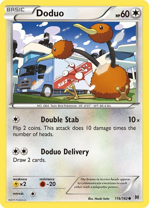 Doduo Card Front