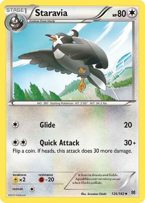 Staravia Card Front