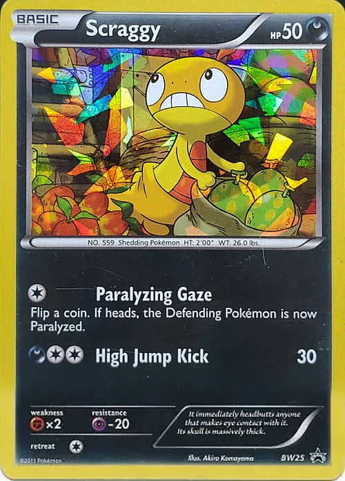 Scraggy Card Front
