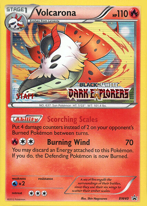 Volcarona Card Front