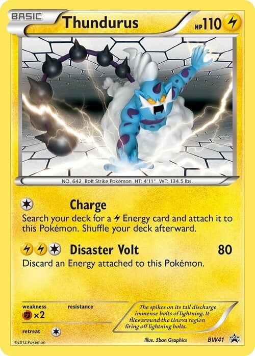 Thundurus Card Front