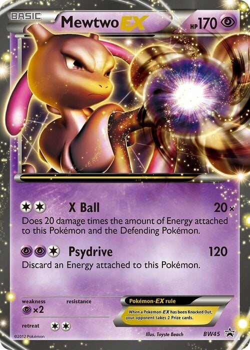 Mewtwo-EX Card Front
