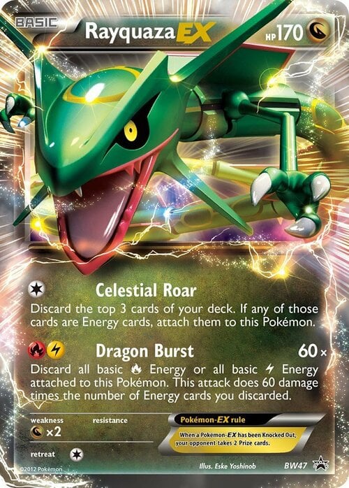 Rayquaza-EX Card Front
