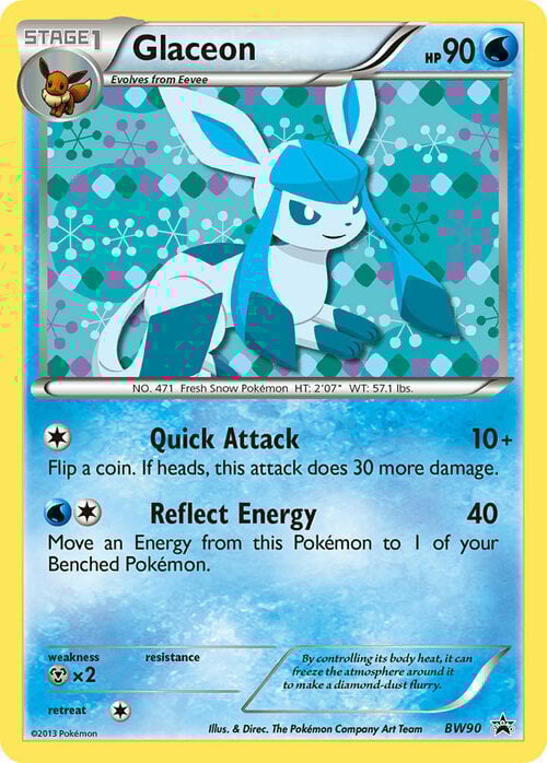 Glaceon [Quick Attack | Reflect Energy] Frente