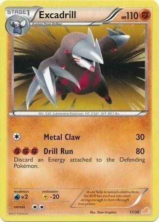 Excadrill #1 Card Front