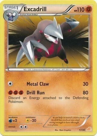 Excadrill Card Front