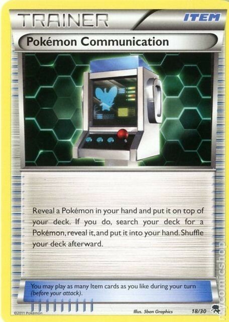 Pokémon Communication Card Front