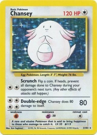 Chansey [Scrunch | Double-edge] Card Front